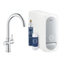 Grohe Blue Home køkkenarmatur, C-tud, 1-grebs, filter, Krom