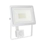 Noctis Lux 2 SMD LED projektør med sensor, IP44, 230V, 2770lm, 4000K, 30W, hvid