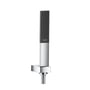 Hansgrohe Rainfinity 100 brusesæt med stavhåndbruser, holderen og slange, forkromet, med PowderRain strålefunktion.