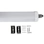 V-TAC 150 cm LED armatur med medfølgende monteringsbeslag og skruer.