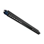 SG Armaturen Lineal Cubic 840 armatur i sort aluminium med 16 indbyggede LED lyskilder, 841mm langt.