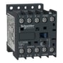 Schneider Electric TeSys K kontaktor LC1K0910B7 med 9A, 24V AC spolespænding, 3 slutte (NO) og 1 ekstra slutte (NO) kontakter, vist fra fronten med mærkater.