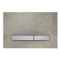 Geberit Sigma50 betjeningsplade, krom/beton