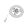 LEDVANCE magnetisk LED-ring på 16 W set tættere på med synlige lysdioder, driver, monteringsbeslag og stik.