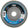 Tyrolit PREMIUM C-trim lamelslibeskive 125mm til stål og INOX med 22,23mm huldiameter og korn 120.