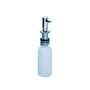Hansgrohe Axor bordmonteret sæbedispenser i rustfri stål optic finish med mat hvid beholder.