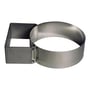 Metalbestos vægforankring til skorsten, 230mm indvendig diameter i rustfrit stål med 100mm afstand til væggen.
