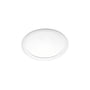 SG Armaturen Sense 320 LED panel i hvidt aluminium med en lav indbygningshøjde på 25 mm. Det runde armatur har en smal ramme og giver blændingsfrit lys.
