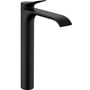 Hansgrohe Vivenis håndvaskarmatur i mat sort, med etgrebs betjening og fremspring på 191 mm.