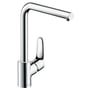 Hansgrohe Focus 240 køkkenarmatur, L-tud, 1-grebs, Rustfri stål