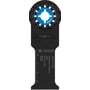 Bosch savklinge AIZ32AIB med Starlock-optag, 32x50mm, bi-metal og ekstra coating for metal. Indgraveret skala på sort klinge.