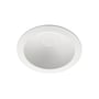 SG Armaturen Rax eco downlight i hvid polycarbonat, rund form med en diameter på 210 mm og akryl afskærmning.