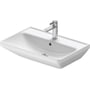 Duravit D-Neo håndvask, 650 mm x 440 mm, vægmonteret