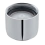 NEOPERL Cascade SLC PCA luftblander indsats i krom med M22x1 gevind, viser den glatte yderside og den indre sieve-struktur.