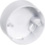 Lampemateriel, Underlag til Ø80 lampeudtag eller IHC Wireless Ø80 lampeudtag (relæ eller dæmp), hvid – Lauritz Knudsen