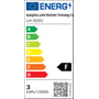 Energimærkat for LH-SD01 lampe fra Guangzhou Lanhe Electronic Technology, energiklasse F og 3 kWh/1000h.