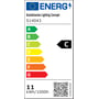 Energimærke for SLC LED Strip Cob S14043, viser energiklasse C og et forbrug på 11 kWh/1000h.
