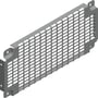 Schneider Electric Spacial Stil SM perforeret montageplade 600x1200mm, fremstillet af zinkbelagt metal med monteringshuller i hjørnerne.