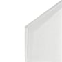 Philips LED-panel set skråt fra siden, hvor den slanke kant og lagene langs kanten træder frem.