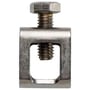 Weidmüller spændebøjle ZB 35/M6X16 uden isolering, grå, til 10x3mm skinne og 16-35 mm2 ledere.