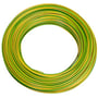 1,5 mm² PVL installationsledning (PVC) - gul/grøn - 100 meter