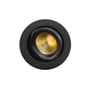 SG Armaturen Junistar Lux downlight i sort med guldreflektor, 7W, 2700K og 540 lumen, med trinløs vip.