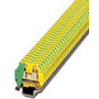 Phoenix Contact MT 1,5-PE jordklemme i gul/grøn med skruetilslutning til 1,5mm² ledere, 4,2mm bred.