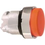 Schneider Electric Harmony Style 4 rød, ophøjet trykknap med krom-finish og robust monteringsmekanisme.