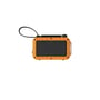 Xtorm robust powerbank på 40.000 set lige på med orange ramme, sort Xtorm-panel og bærestrop.