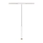 SLV GRIP! S 48V pendel i hvid med sort ledning, monteret på hvid skinne, 9.8W.