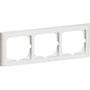 LK FUGA – Softline 63 vandret ramme, 3 modul, hvid