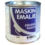 En dåse EFApaint Maskinemalje i farven renhvid RAL 9010 med etikette tydeligt mærket 'MASKIN EMALJE'.