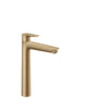 Hansgrohe Talis E 240 etgrebsbatteri i børstet bronze med 183 mm tud, designet til montering på håndvask.