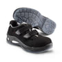 Sika Footwear Elten 719460 Ethan Easy sikkerhedssandal i sort microfiber med velcro lukning og komposit tåhætte.