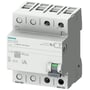Siemens 2-polet fejlstrømsafbryder (RCCB) type A, 40A, 30mA. Den hvide enhed har tydelige mærkninger for model, strøm og type A, samt en grøn O-OFF kontakt.