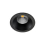 SG Armaturen Junistar Soft TW downlight i sort aluminium med 94mm diameter og justerbar lysfarve fra 2000-4000K.