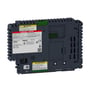 Schneider Electric HMIG3X HMI-boks til Extreme display med tilslutninger og advarselsmærkater.