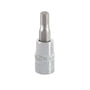 Irimo unbrako bits top 1/4" 5 mm fremstillet af S2 stål med en poleret metalfinish.
