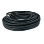 Unite universal PEXc rør i rør, 28x4,0 mm i sort, viklet op på en hvid baggrund, 50 meter.