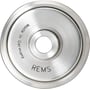 Rems skærehjul Cu-INOX til Nano rørskærer, fremstillet i Tyskland af sejt skærebakkestål med indgraveret logo.