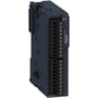 Schneider Electric TM3-modul AI4 med fire analoge indgange til temperatur, strøm og volt, 24V forsyning.