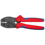 Knipex PreciForce crimptang til kabelsko fra 0,5 til 6mm2, fremstillet i Tyskland med røde og blå ergonomiske greb.