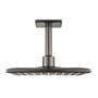 Grohe Rainshower Smartactive loftmonteret hovedbruser i børstet hard graphite med 310x310mm mål og flere stråledyser.