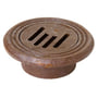 Jemi – Rund rørbrøndkarm med rist til Ø100/110 mm brønd/rør (96 mm skørt diameter, maks. 1,5 tons belastning)