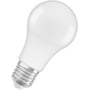 Ledvance CLA60 LED-pære på 8,5 W set skråt fra en anden vinkel, så den klassiske form og E27-fatning ses.