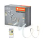 Ledvance Flex COB LED bånd på 1,5 meter med fjernbetjening, justerbar 2700-6500K, 13W/m, vist med emballage og tilbehør.