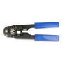 Delock crimptang med blå håndtag til RJ45 og RJ11 stik.