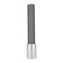 Tecos bitstop på 140 mm med Hex 17 mm/1/2" fatning, vist lodret mod hvid baggrund.