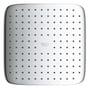 Grohe Vitalio Comfort 250 hovedbruser i krom med blank finish, der viser et kvadratisk design med mange små dyser.