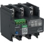 Detaljeret vinkel af Schneider Electric TeSys Giga LR9G 225A termorelæet, der viser serienummer og kontrolknapper.